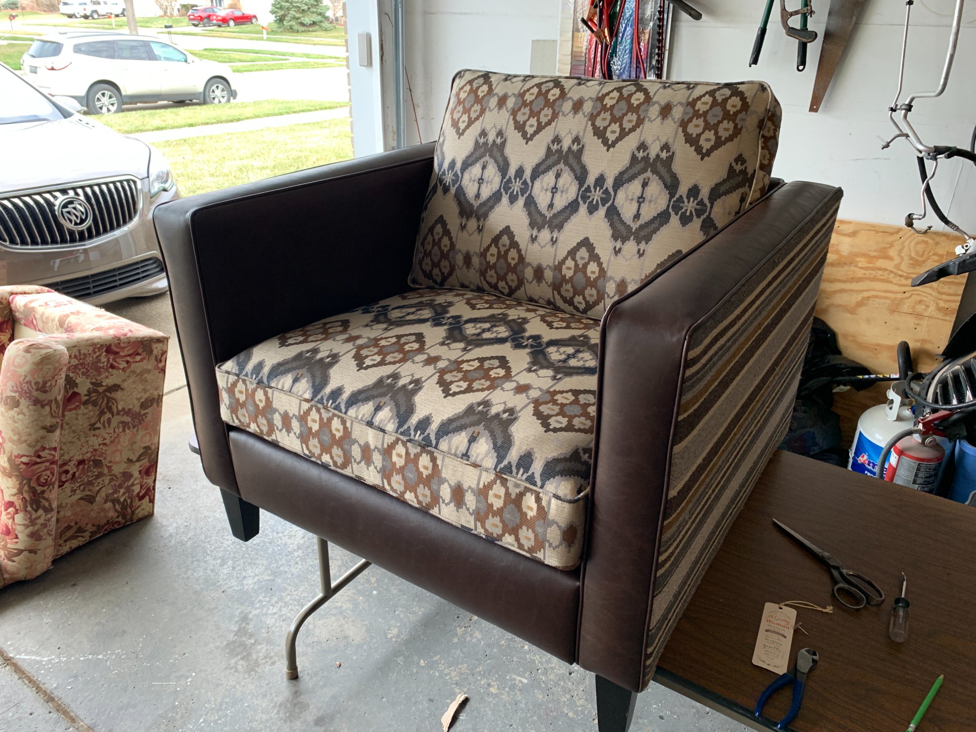 Chair reupholstery